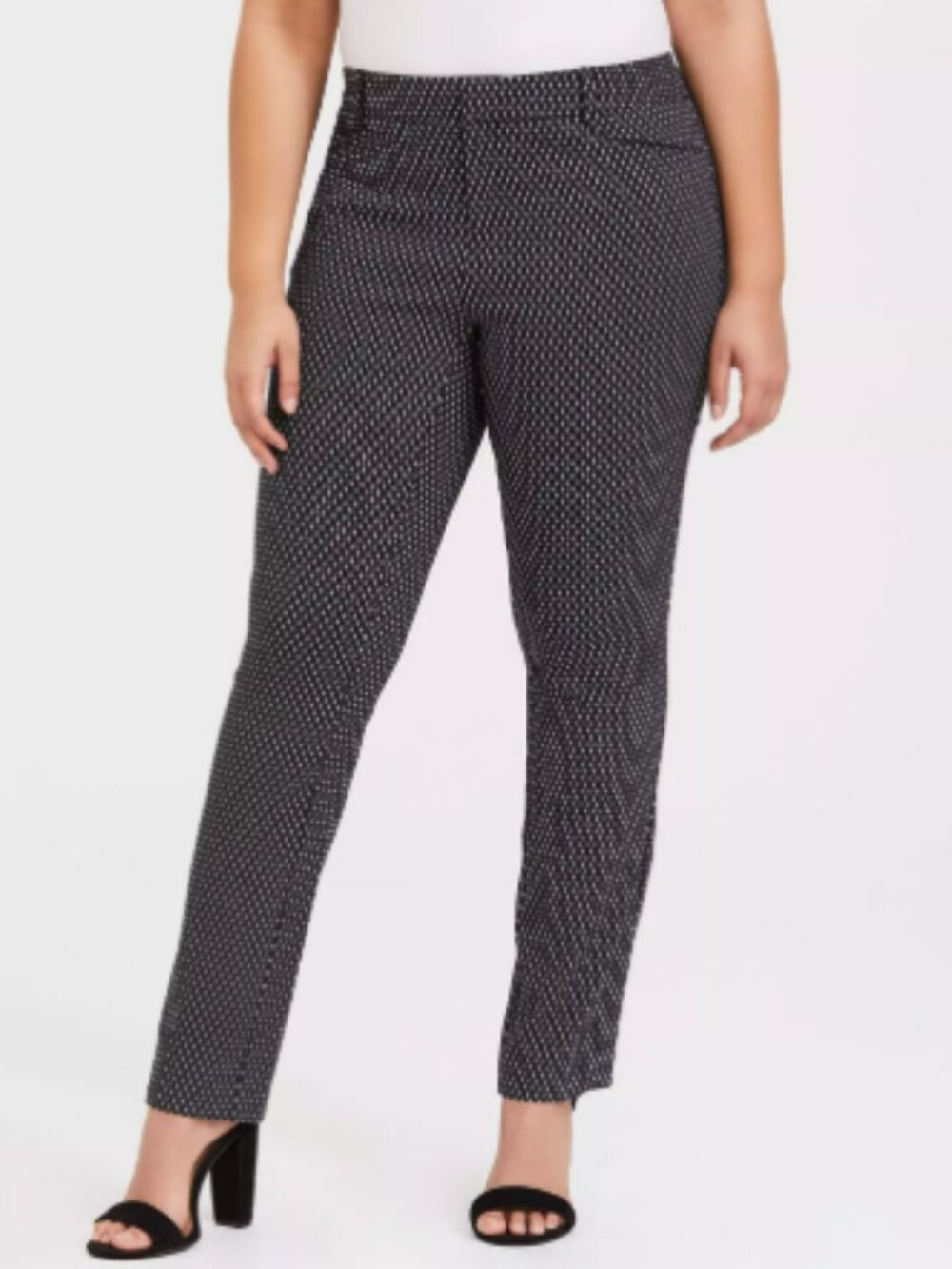 Torrid Black and White Modern Millennium Straight Pant size 14